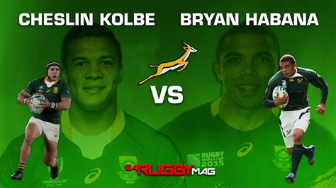 Bryan Habana vs Cheslin Kolbe