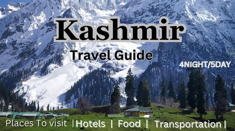 Kashmir Complete Tour Guide Feb Kashmir Budget Kashmir Tourist