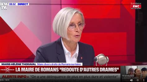 Mort de Thomas à Crépol Marie Hélène Thoraval maire de Romans sur