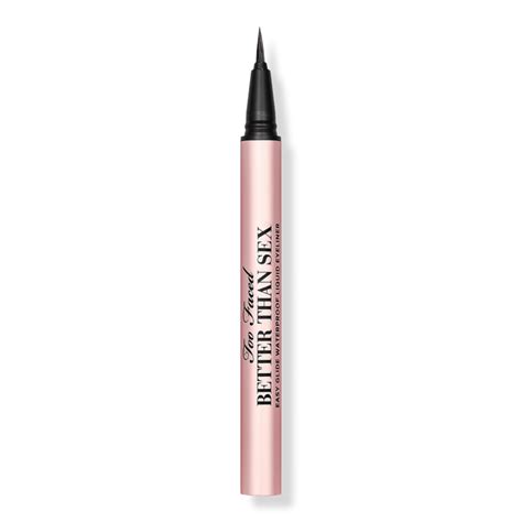 Better Than Sex Easy Glide Waterproof Liquid Eyeliner Too Faced