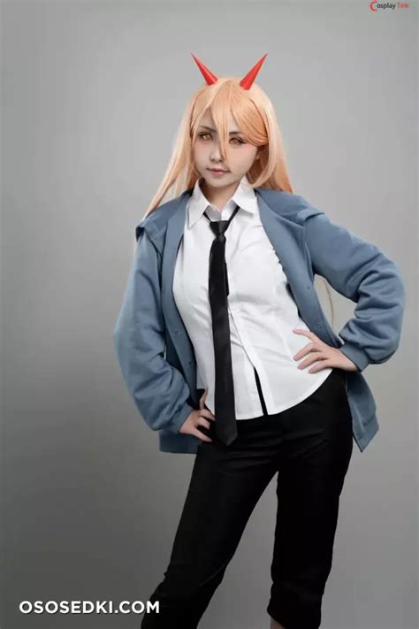 Nekokoyoshi 爆机少女喵小吉 cosplay Power Chainsaw Man naked cosplay asian photos Onlyfans