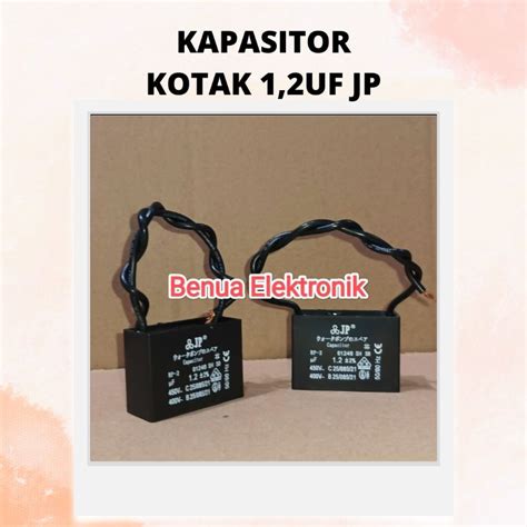 Jual Promo Jp Uf Kotak V Kapasitor Kotak Uf Kabel