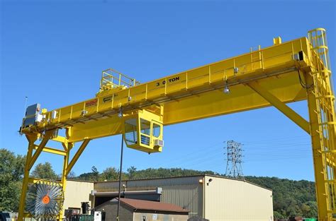 Double Girder Heavy Duty Gantry Crane Maximum Lifting Capacity 5 Ton