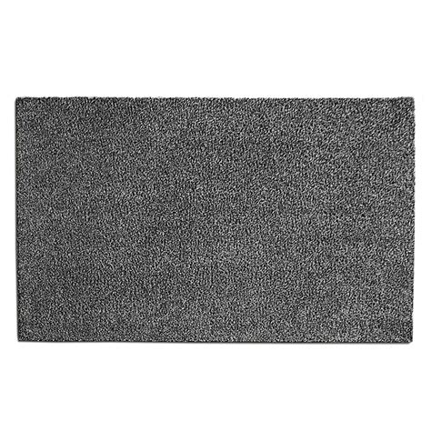 Karat Tapis De Porte Paillasson D Entr E Coton Gris Anthracite X