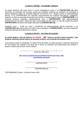 Modelo Contrato Prestacao Servicos Pdf