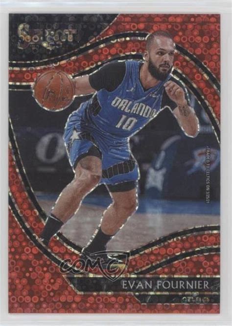 Panini Select Courtside Red Disco Prizm Evan Fournier