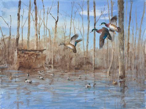 Waterfowl Painting at PaintingValley.com | Explore collection of ...