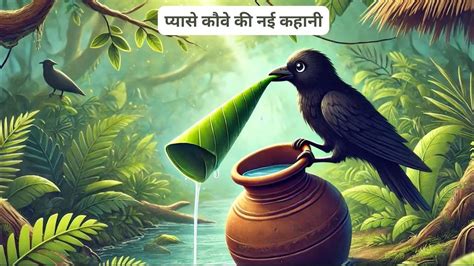 प्यासे कौवे की नई कहानी Thirsty Crow Part 2 Hindi Moral Stories