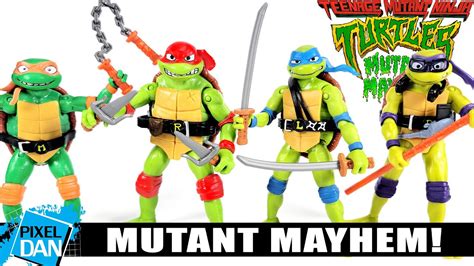 Tmnt Mutant Mayhem Action Figures Review Teenage Mutant Ninja Turtles Youtube