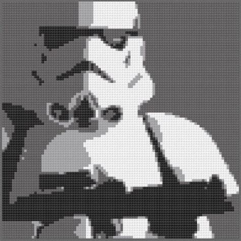 Lego Stormtrooper Mosaic Star Wars Etsy