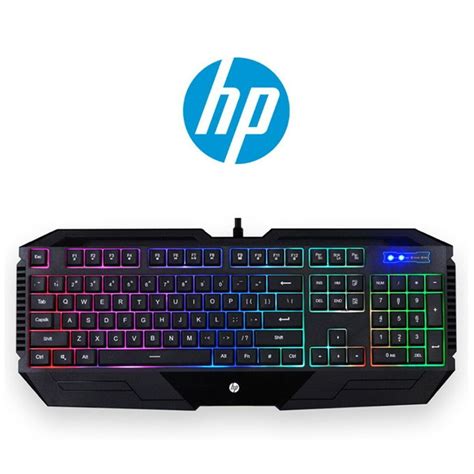 Teclado Gamer Hp Gk Retroiluminado Combo Teclado Mouse