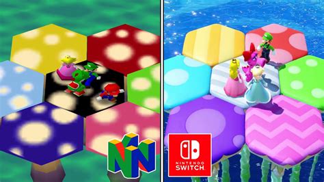 Mario Party Superstars Graphics Comparison Mushroom Mix Up N64 Vs Switch Shorts Youtube