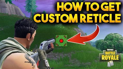 How To Make A Custom Reticle In Fortnite Custom Crosshair Season