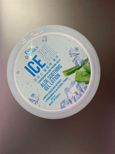 Ever Organics Ice Jeju Aloe Soothing Gel Lotion 300ml Beauty