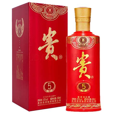 贵 贵州贵酒 53度 酱香型（原贵阳酒厂 贵酒 贵（5） 500mlx1瓶【图片 价格 品牌 报价】 京东