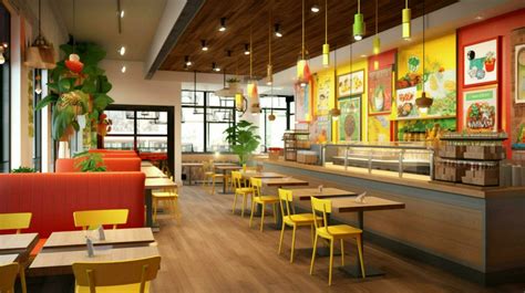 Fast Food Restaurant Interior Stock Photos, Images and Backgrounds for ...