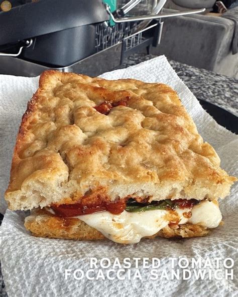 Roasted Tomato Focaccia Sandwiches Deepfriedhoney