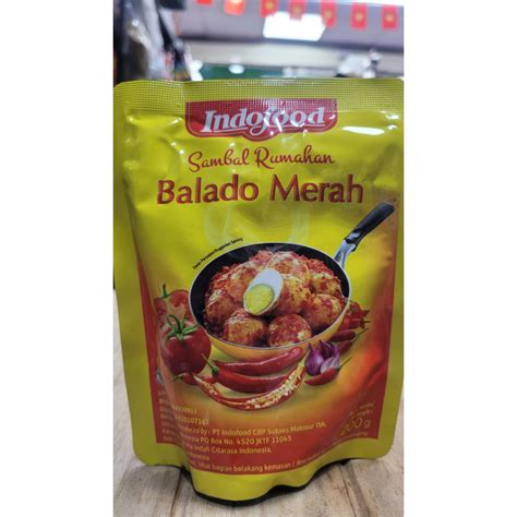 印尼FINNA FOOD蝦膏辣椒醬 KOKITA SAMBAL GILAAA INDOFOOD BALADO MERAH 蝦皮購物