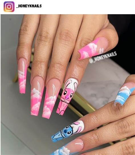 Gender Reveal Nail Ideas For Nerd About Town