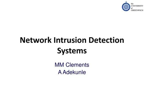 Ppt Network Intrusion Detection Systems Powerpoint Presentation Free