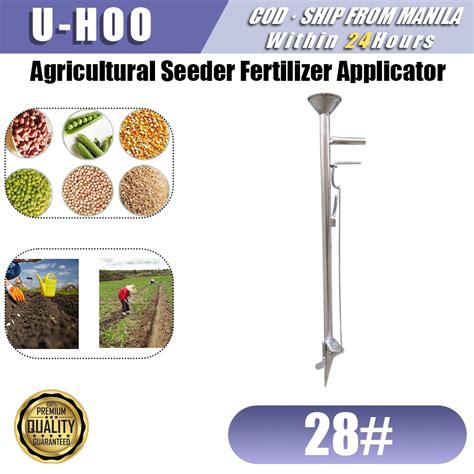 Portable Corn Seeder Seed Sower Peanut Soybean Seeds Fertilizer