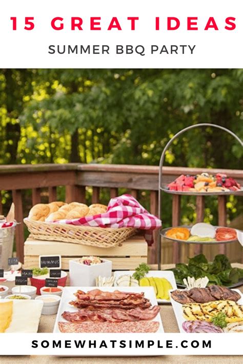 Best 15 Favorite Summer Bbq Party Ideas Somewhat Simple