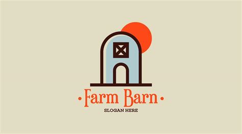 Barn Logo Design Concept Vector 6123416 Vector Art at Vecteezy