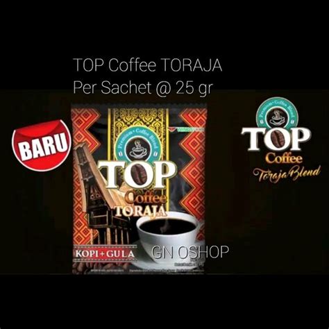 Jual TOP Coffee TORAJA Kopi Plus Gula Per Sachet Top Kopi Toraja Kopi