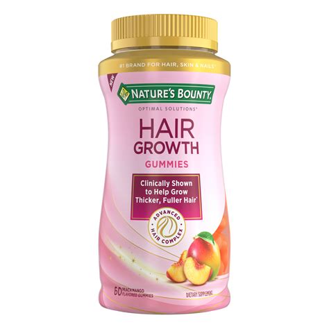 Hair Growth Gummies Natures Bounty