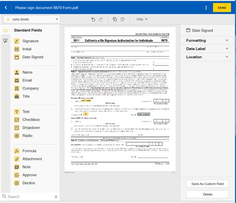 Using DocuSign S Get Signature Feature With SmartVault Documents