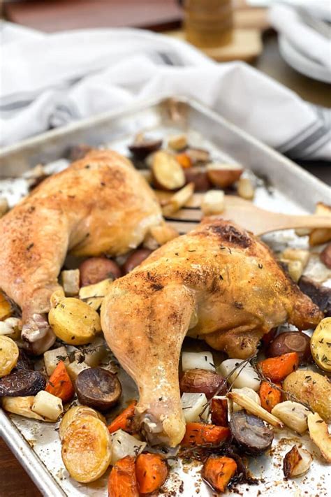 Sheet Pan Roasted Chicken And Veggies Thecookful