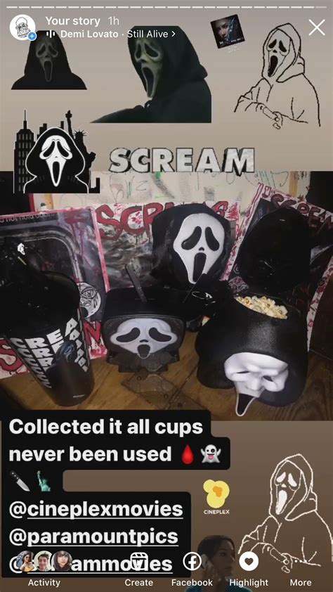 All scream 6 MERCH collection : r/cineplex