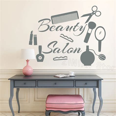 Beauty Salon Decal Sticker Hairdressing Hair Salon Vinyl Decor Mural