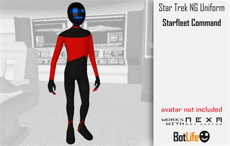 Second Life Marketplace - Star Trek NG Uniform - Command Officer for ...