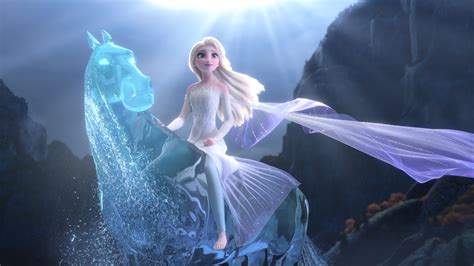 Fondos De Pantalla Elsa Frozen 2 Caballo Mágico De Agua 3840x2160 Uhd