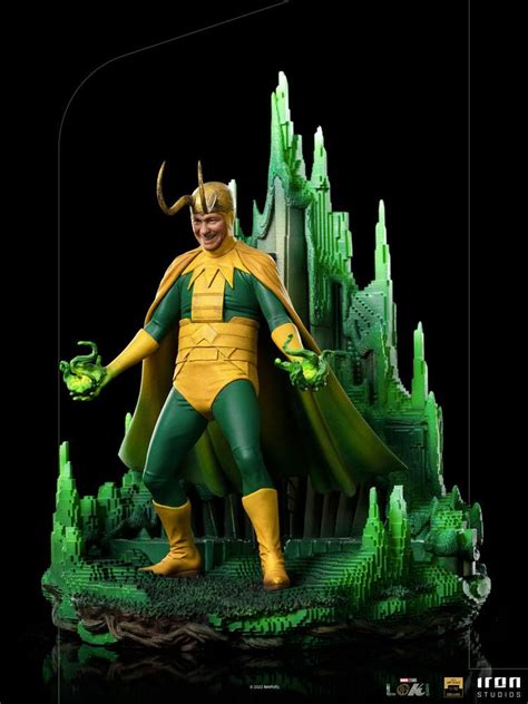 Marvel Classic Loki Variant Loki Deluxe Art Scale Statue By Iron