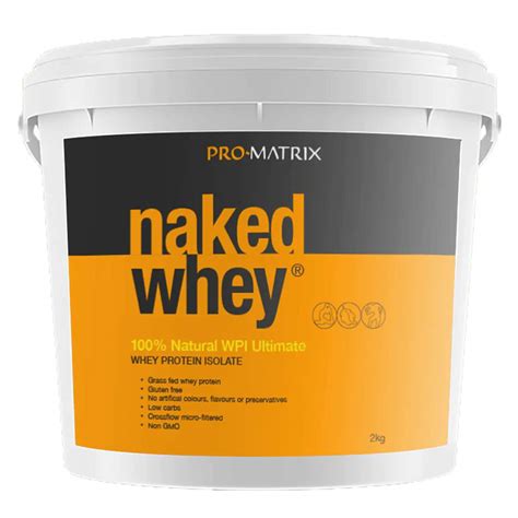Pro Matrix Naked Whey Protein Isolate Unflavoured Kg
