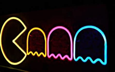 Pac Man Neon Pacman Neon Pac Man Neon Light Pacman Neon Sign Pac