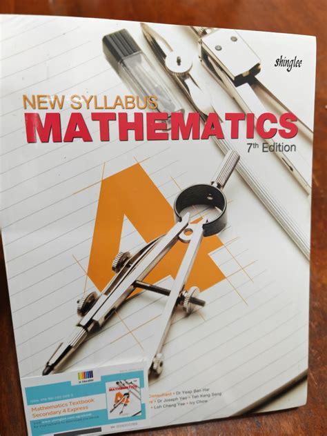 Shinglee Mathematics Sec 4 7th Ed Hobbies Toys Books