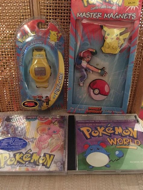 Pokemon Animation And Sounds Pikachu C Watch 1999 First Movie Cd World