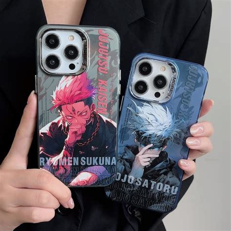 Funda De Teléfono De Dibujos Animados Japonés De Color Jujutsu Kaisen