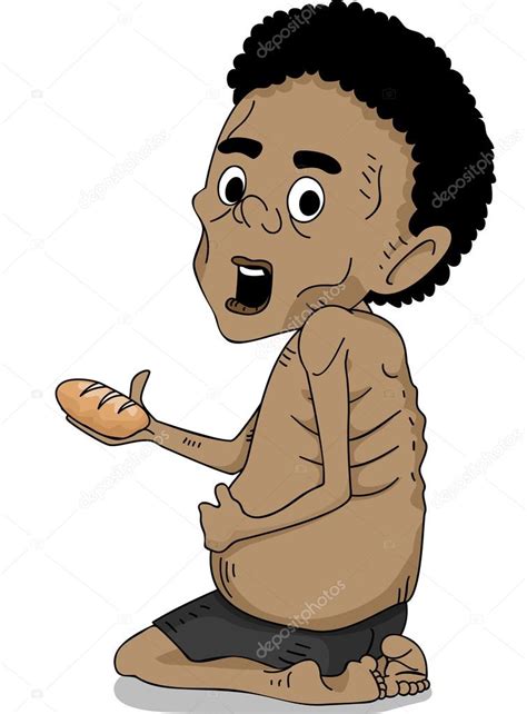 Malnourished African Kid — Stock Photo © lenmdp #46210199