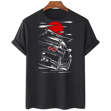 Camiseta Feminina Algodao Desenho Nissan Skyline Gtr R No Shoptime