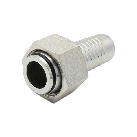 20411 Excavator Connector Crimp Style Metric Hydraulic Fittings With Female 24 Degree Cone O