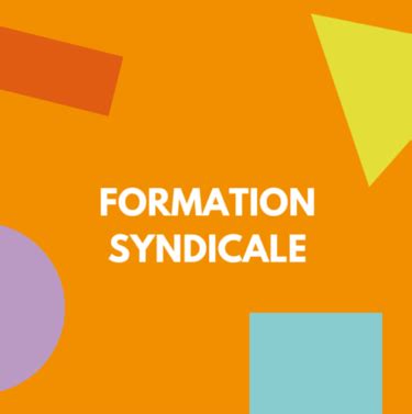 Notre Plan De Formations Syndicales Sgen Cfdt Ducation Formation