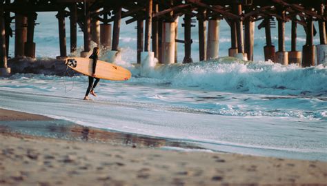 Wallpaper Sea Water Sand Beach Waves Surfing Vacation Ocean