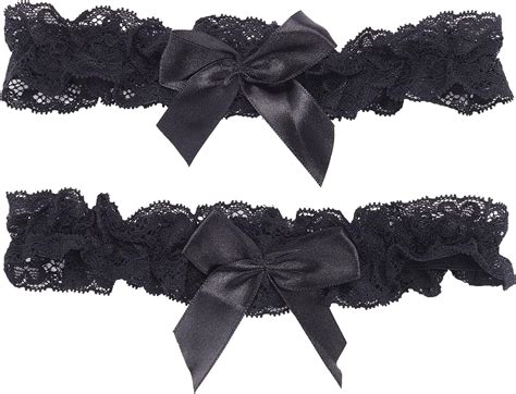 Webeedy 2pcs Lace Wedding Garters For Bride Sexy Wedding