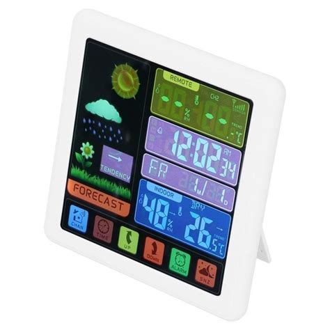 LSS Sans fil numérique météo horloge thermomètre hygromètre avec écran