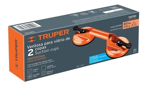 Ventosa De Aluminio Para Vidrio Copas Truper Mercado Libre