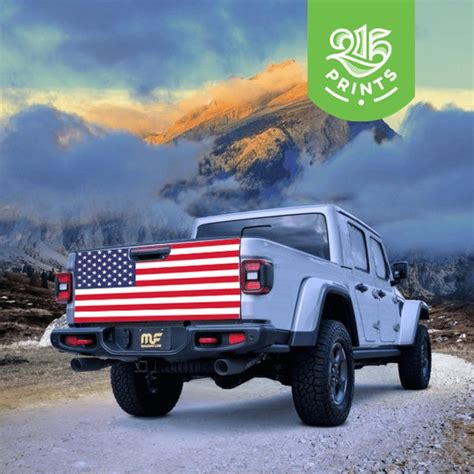 5 Reasons You Need an American Flag Tailgate Decal for Your Truck